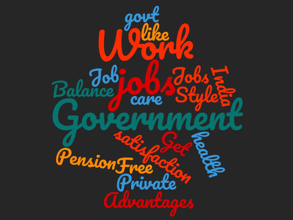 private vs government jobs